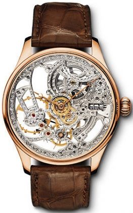 Iwc clearance skeleton watch