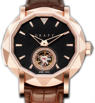 Rose Gold With Black Dial GRAFF Technical