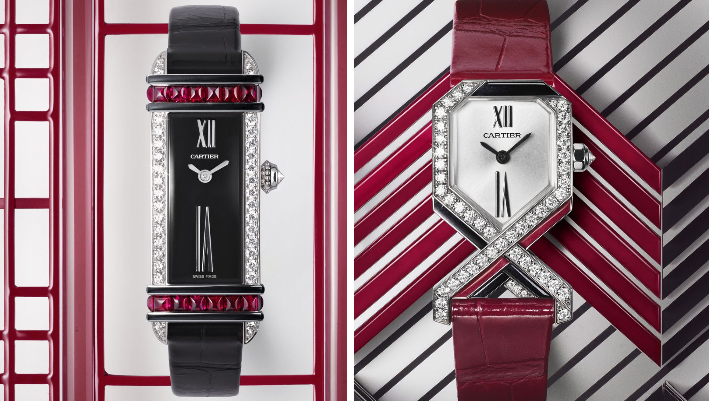 Cartier Tank Chinoise Red та Diagonale