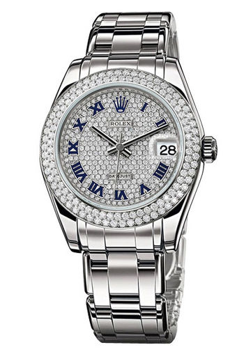 81339 Diamond-paved dial  Rolex Pearlmaster
