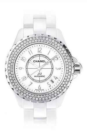 h0969 Chanel J12 White