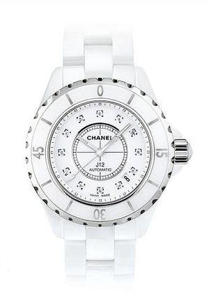 h1629 Chanel J12 White