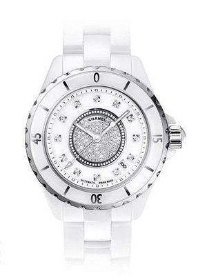 h1759 Chanel J12 White