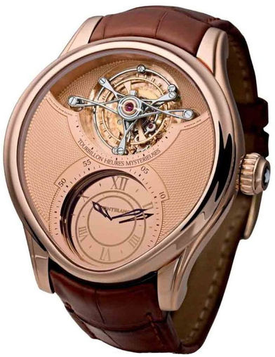 Heures Mysterieuses Rose gold Montblanc 1858