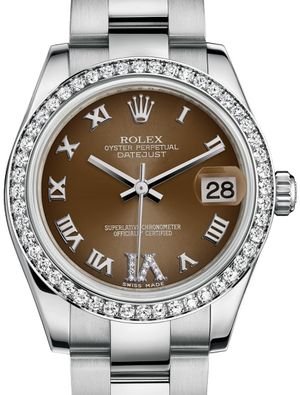 178384 bronze diamond Roman IV dial Rolex Datejust 31