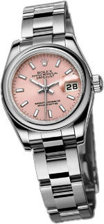 179160 pink index dial Oyster Rolex Lady-Datejust 26 Archive