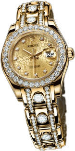 80298 champagne jubilee diamond dial Rolex Pearlmaster