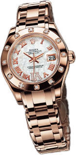 80315 mother of pearl diamond Roman IV dial Rolex Pearlmaster