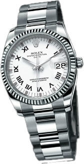 115234 white dial Roman numerals  Rolex Oyster Perpetual