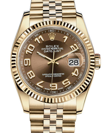116238 bronze Arabik dial Jubilee Rolex Datejust 36