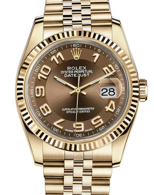 116238 bronze Arabik dial Jubilee Rolex Datejust 36