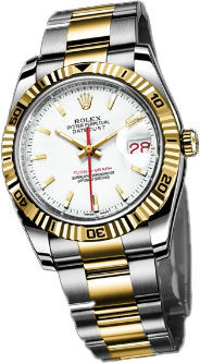 116263 white dial oyster Rolex Datejust 36 Turn-O-Graph