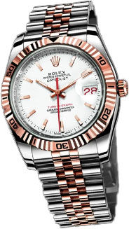 116261 white dial Rolex Datejust 36 Turn-O-Graph