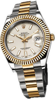 116333 Ivory-coloured dial Rolex Datejust 41