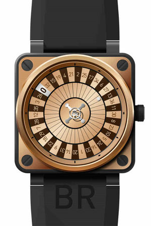 BR01 92 Casino Rose Gold & Carbon Bell & Ross BR 01-92
