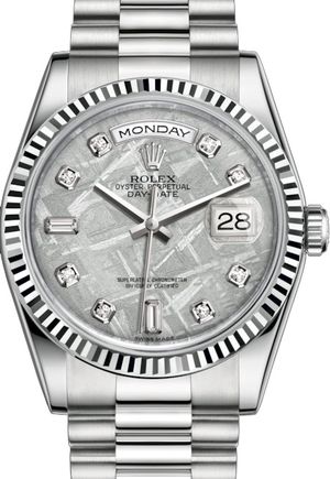 118239 Meteorite set with diamonds Rolex Day-Date 36
