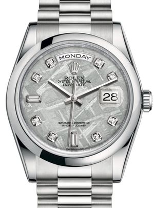 118206 Meteorite set with diamonds Rolex Day-Date 36