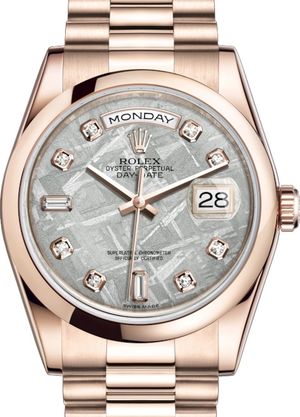 rolex day date 36 rose gold chocolate dial