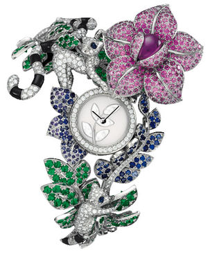White Lemur Van Cleef & Arpels High Jewelry Watches