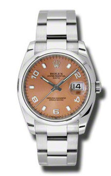 115200 pink dial Arabic numerals Rolex Oyster Perpetual