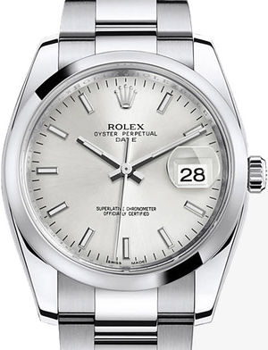 rolex oyster perpetual silver price