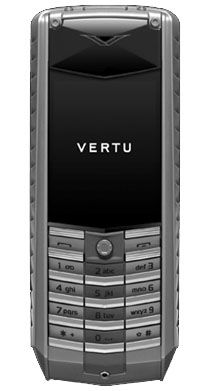 Titanium Stainless Steel Red Leather Vertu Ascent