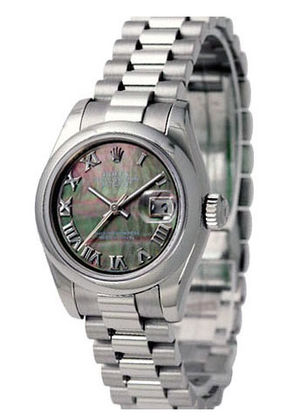 178246 black mother of pearl roman dial Rolex Datejust 31