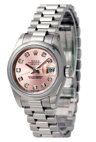 178246 pink dial diamond Rolex Datejust 31