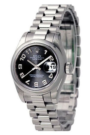 178246 black concentric dial Arabic numerals Rolex Datejust 31
