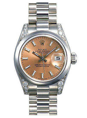 178296 pink dial  luminous index Rolex Datejust 31