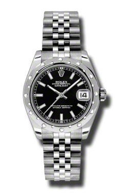 178344 black dial index hour markers Rolex Datejust 31