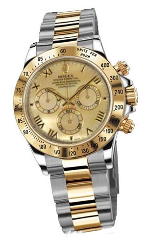 116523 yellow mother of pearl dial Rolex Cosmograph Daytona