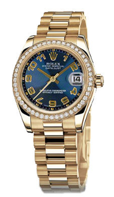 178288 blue concentric circle dial Arabic Rolex Datejust 31