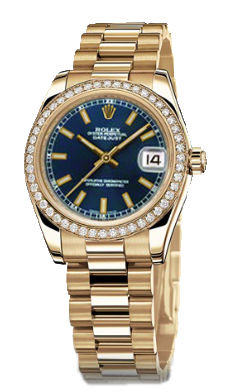 178288 blue dial index  Rolex Datejust 31