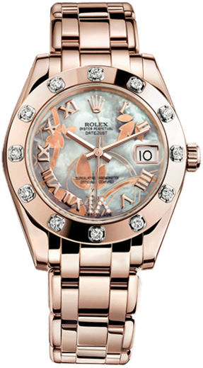 81315 white mother of pearl dial Goldust Dream Rolex Pearlmaster