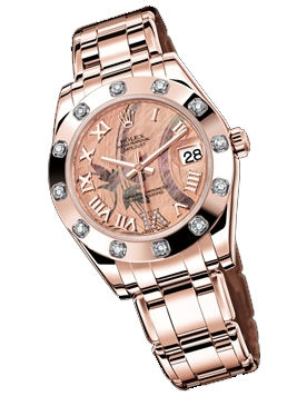 81315 pink mother of pearl dial Goldust Dream Rolex Pearlmaster
