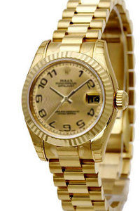 178278 champagne concentric circle dial Arabic num Rolex Datejust 31