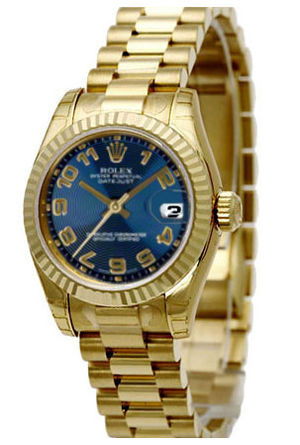 178278 blue concentric circle dial Arabic num Rolex Datejust 31