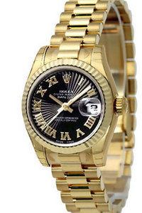 178278 black sunbeam roman numerals dial Rolex Datejust 31