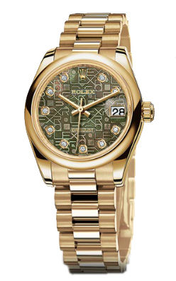 178278 dark mother of pearl jubilee diamond dial Rolex Datejust 31
