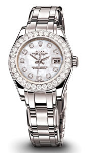 80299 mother of pearl dial diamond dial Rolex Pearlmaster
