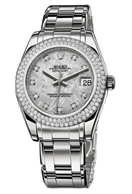 81339 Meteorite set with diamonds Rolex Pearlmaster