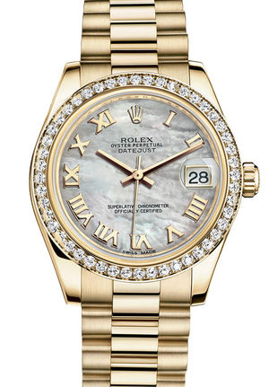 178288 white mother of pearl diamond dial Rolex Datejust 31