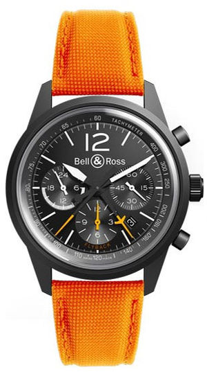 BR 126 Blackbird Orange Bell & Ross Vintage BR