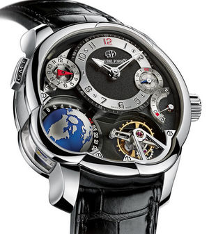 GF05 Platinum Black dial Greubel Forsey GMT