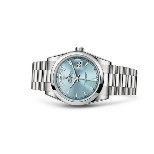 118206 Ice blue index dial Rolex Day-Date 36