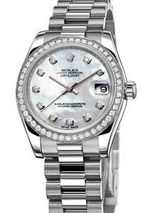 178286 mother of pearl diamond dial Rolex Datejust 31