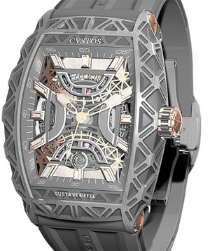 Gustave Eiffel Steel with Red Gold 5N Cvstos Challenge Jet-Liner