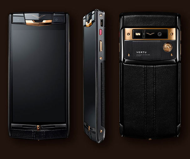 Signature Touch Pure Jet Red Gold Vertu Signature Touch