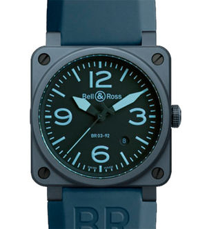 BR 03-92 Blue Ceramic Bell & Ross BR 03